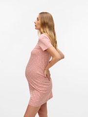 Mamalicious Pink Maternity And Nursing Nightie - Image 5 of 6