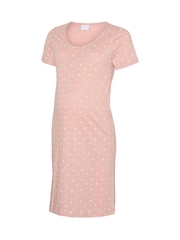 Mamalicious Pink Maternity And Nursing Nightie - Image 6 of 6