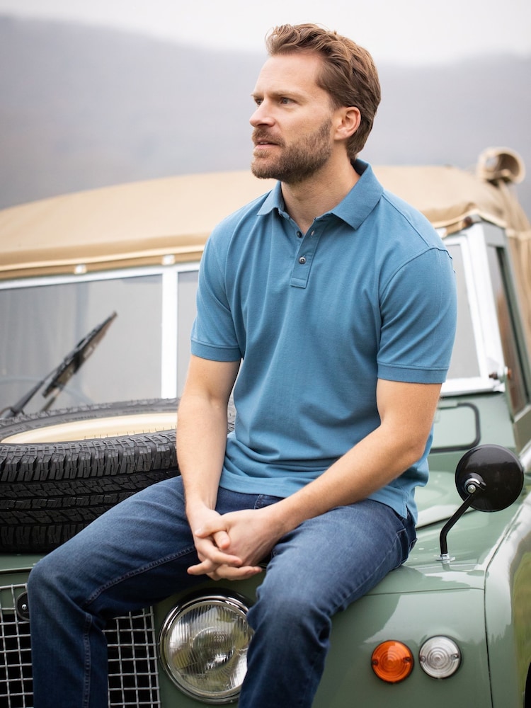 Lakeland Clothing Blue Honister Polo Shirt - صورة 2 من 3