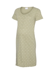 Mamalicious Green Maternity And Nursing Nightie - Image 6 of 6