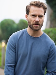 Lakeland Clothing Catbells 100% Cotton Crew Neck Jumper - Image 5 of 6