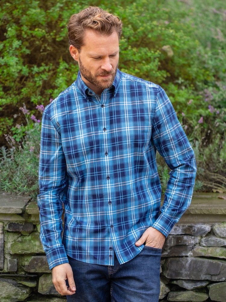 Lakeland Clothing Windermere 100% Cotton Shirt - Image 1 of 4