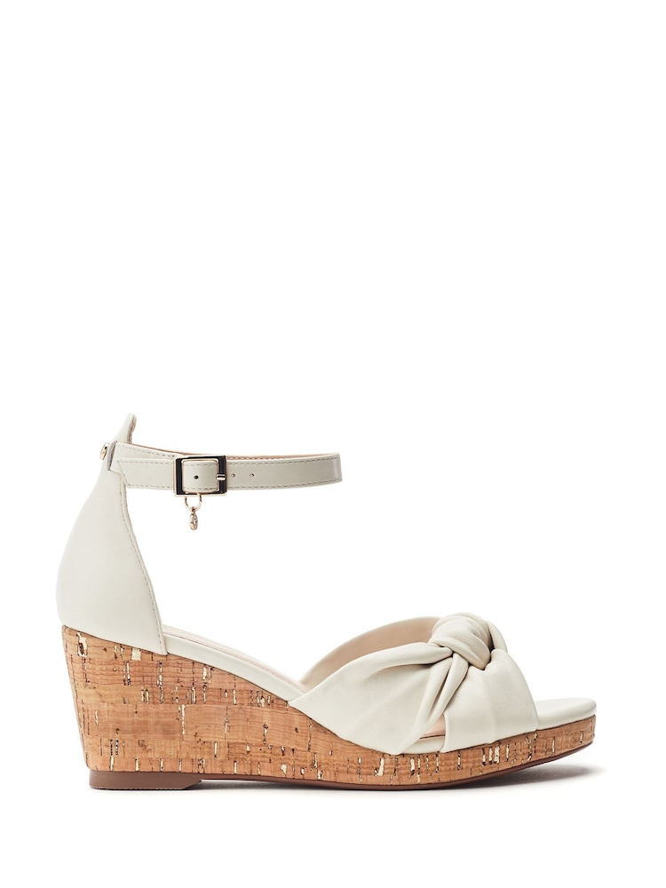 Moda in Pelle MUSCARI TWIST FEATURE WEDGE SANDAL - Image 2 of 4