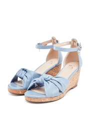 Moda in Pelle MUSCARI TWIST FEATURE WEDGE SANDAL - Image 3 of 4