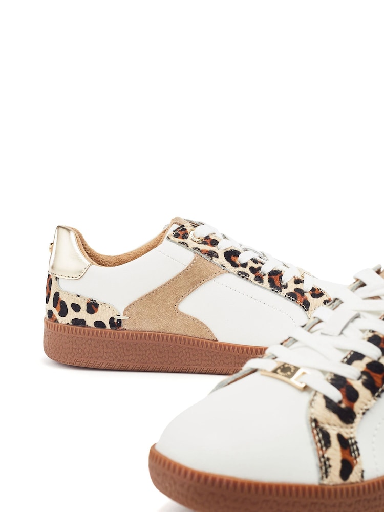 Moda in Pelle ALLETTE COLOUR BLOCK SUEDE TRAINER - Image 5 of 5