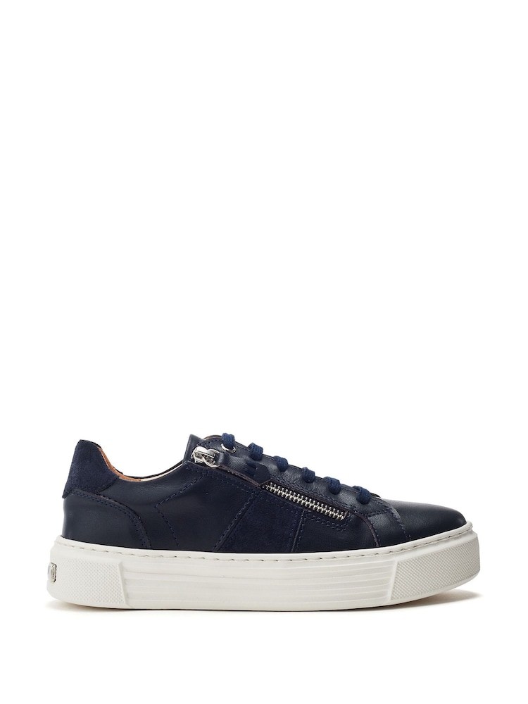 Moda in Pelle Shoon Ely Side Zip Mid Slab Sole Trainers - Image 2 of 4