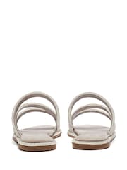 Moda in Pelle LILYVALLEY ELASTIC GLITZ STRAPPY FLAT SANDAL - Image 3 of 4