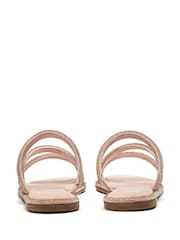 Moda in Pelle LILYVALLEY ELASTIC GLITZ STRAPPY FLAT SANDAL - Image 3 of 4