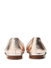 Moda in Pelle FREESIA ELASTICATED LEATHER BALLET FLAT SHOE - Image 3 of 4