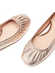 Moda in Pelle FREESIA ELASTICATED LEATHER BALLET FLAT SHOE - Image 4 of 4