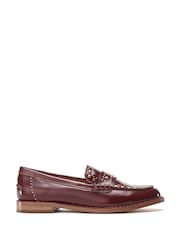 Moda in Pelle EMMER STUDDED UPPER RAND LEATHER LOAFER - Image 2 of 4