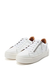 Moda in Pelle Shoon Ely Side Zip Mid Slab Sole Trainers - Image 2 of 4