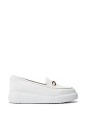 Белый - Moda in Pelle CHAMOMILE WEDGE HYBRID LOAFER TRAINER - Image 2 of 4