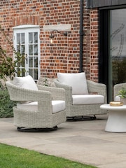 Gallery Home Natural Hvar 3 Seater Rattan Garden Sofa - Image 2 of 6
