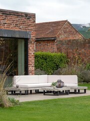 Gallery Home Grey Taranto Small Garden Corner Lounge Set - Image 1 of 6