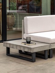 Gallery Home Grey Taranto Small Garden Corner Lounge Set - Image 2 of 6