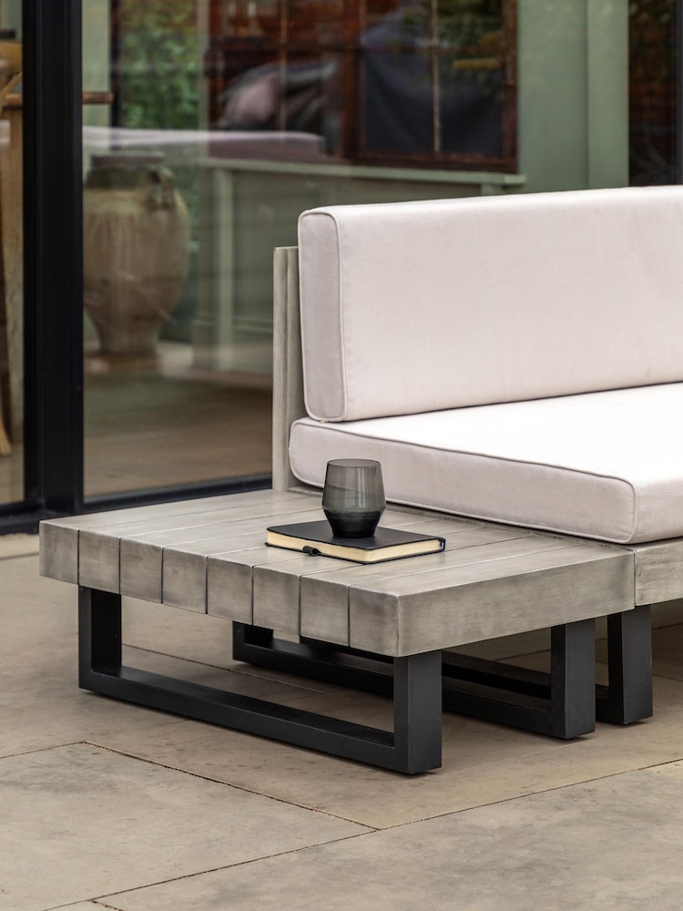 Gallery Home Grey Taranto Small Garden Corner Lounge Set - Image 2 of 6