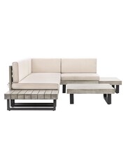 Gallery Home Grey Taranto Small Garden Corner Lounge Set - Image 4 of 6