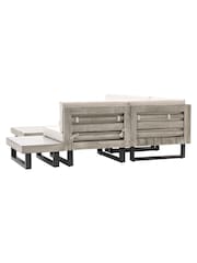 Gallery Home Grey Taranto Small Garden Corner Lounge Set - Image 5 of 6