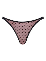 Curvy Kate Boost Heartbreaker Tanga Black Knickers - Image 4 of 4