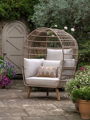 Gallery Home Grey Avena Garden Egg Chair - Image 1 of 6