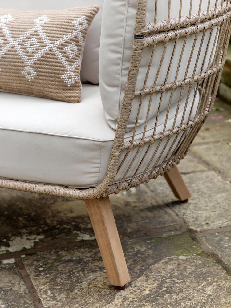 Gallery Home Grey Avena Garden Egg Chair - Image 2 of 6