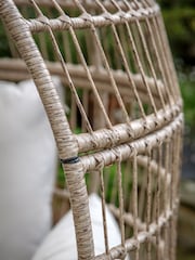 Gallery Home Grey Avena Garden Egg Chair - Image 3 of 6