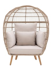 Gallery Home Grey Avena Garden Egg Chair - Image 4 of 6