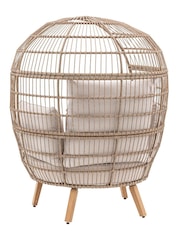Gallery Home Grey Avena Garden Egg Chair - Image 6 of 6
