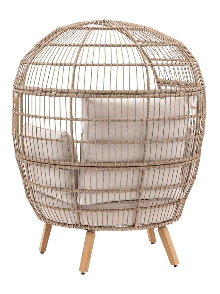 Gallery Home Grey Avena Garden Egg Chair - Image 6 of 6