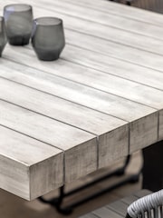 Gallery Home Grey Taranto 6 Seater Garden Dining Table - Image 2 of 6