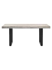 Gallery Home Grey Taranto 6 Seater Garden Dining Table - Image 3 of 6