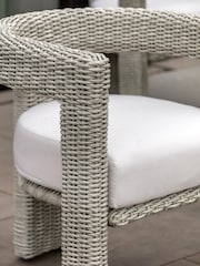 Gallery Home Set of 2 Natural Hvar Garden Dining Chairs - Image 3 of 6