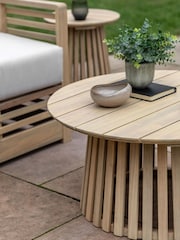 Gallery Home Natural Rialto Garden Coffee Table - Image 2 of 6