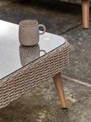 Gallery Home Grey Avena Rattan Corner Garden Lounge Set - Image 3 of 4
