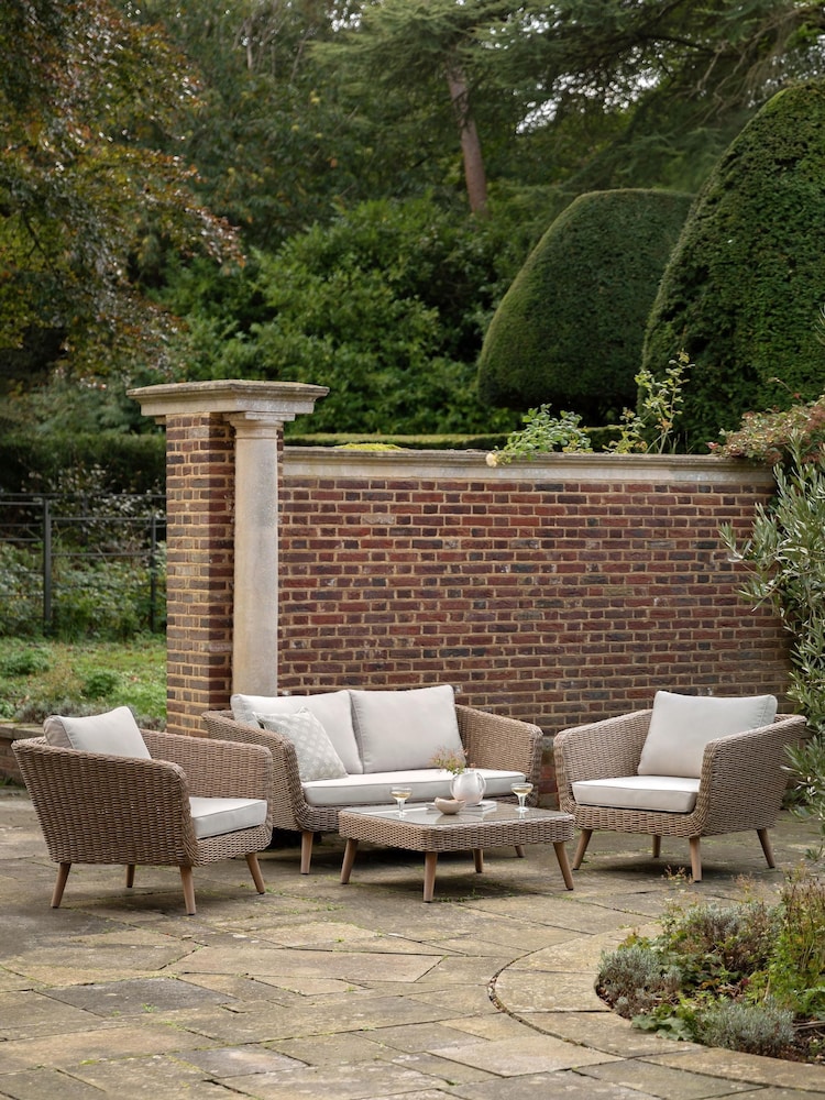 Gallery Home Grey Avena Garden Lounge Set - Image 1 of 6 Gallery Home Grey Avena Garden Lounge Set - Image 1 of 6