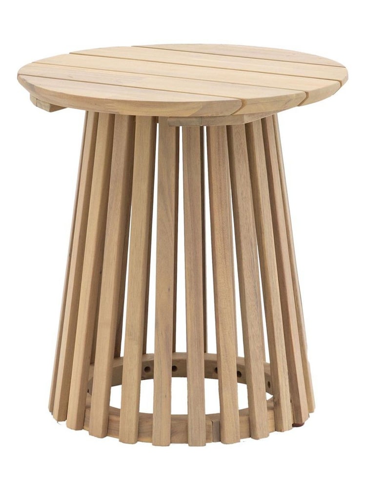 Gallery Home Natural Rialto Garden Side Table - Image 6 of 6