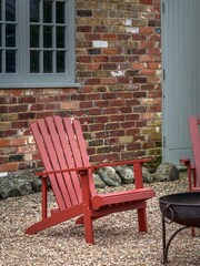 Gallery Home Orange Siena Garden Lounge Chair - Image 1 of 1