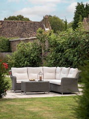 Gallery Home Grey Windsor Rattan Garden Corner Lounge Set - Image 1 of 5