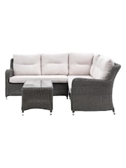 Gallery Home Grey Windsor Rattan Garden Corner Lounge Set - Image 2 of 5