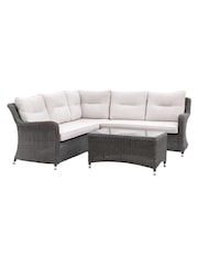 Gallery Home Grey Windsor Rattan Garden Corner Lounge Set - Image 3 of 5