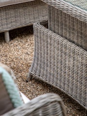 Gallery Home Natural Ascot Rattan Corner Garden Dining Set With Rising Table - Image 2 of 4