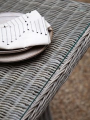 Gallery Home Natural Ascot Rattan Corner Garden Dining Set With Rising Table - Image 3 of 4