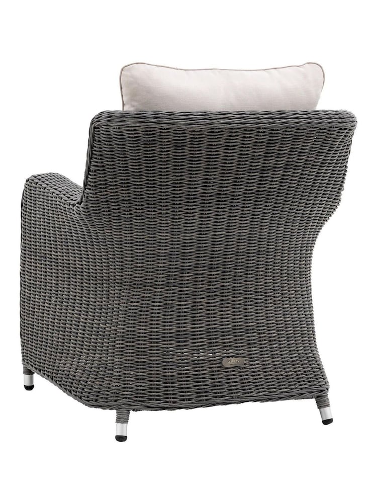 Gallery Home Set of 2 Grey Windsor Rattan Garden Dining Chairs - Image 5 of 5
