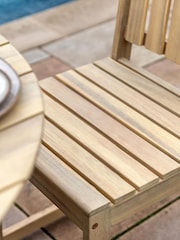 Gallery Home Set of 2 Natural Rialto Garden Dining Chairs - Image 3 of 6