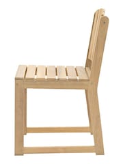 Gallery Home Set of 2 Natural Rialto Garden Dining Chairs - Image 5 of 6