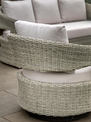 Gallery Home Natural Hvar Rattan Garden Swivel Chair - Image 3 of 4