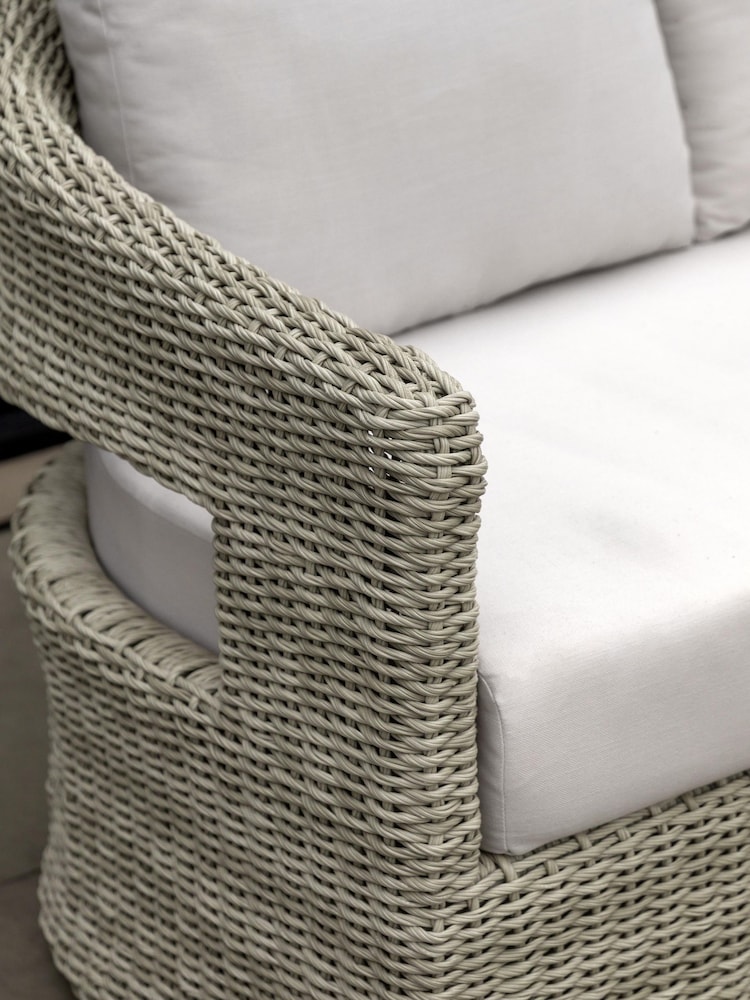 Gallery Home Natural Hvar Rattan Garden Swivel Chair - Image 4 of 4