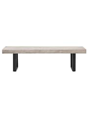 Gallery Home Grey Taranto Garden Dining Bench - Image 4 of 6