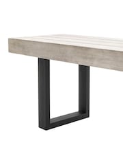 Gallery Home Grey Taranto Garden Dining Bench - Image 6 of 6